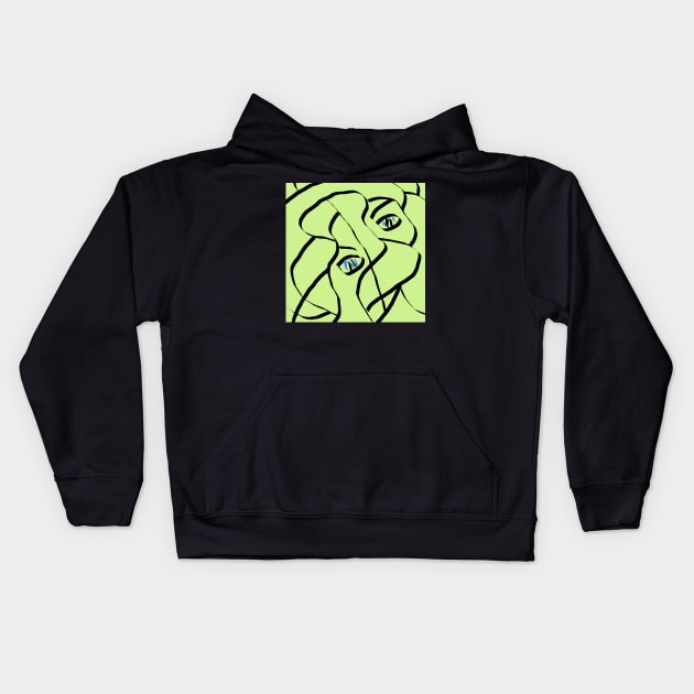 Picasso's Drax Kids Hoodie by Ray Nichols